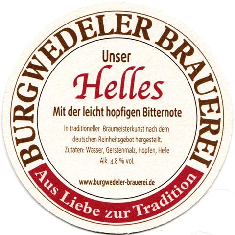 burgwedel h-ni burgwedeler rund 1b (215-unser helles-braunrot)